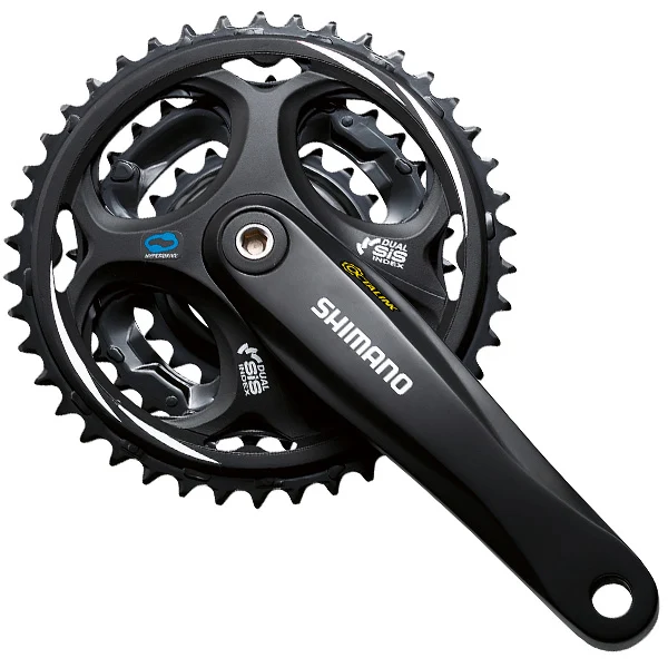 Shimano Alivio M311 Vevparti Svart, 170 mm, 3x8 växlar, 48/38/28T 