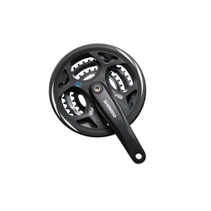 Shimano Altus M311 Kranksett Sort, 175mm, 48/38/28T, 8-Delt 