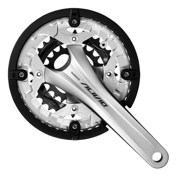 Shimano Alivio T4060 Sølv Kranksett 175 mm, 44/32/22T, BCD 100/64, 9-Delt 