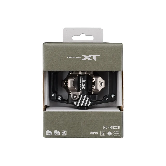 Shimano Deore XT M8220 Pedaler Black, SPD 