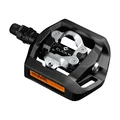 Shimano T421 Click&#39;r Kombipedaler Sort, SPD, 423 g