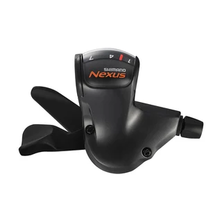 Shimano Nexus 7 Rapidfire Girhendel Sort, 7-Gir, H&#248;yre, m / Gummibelg