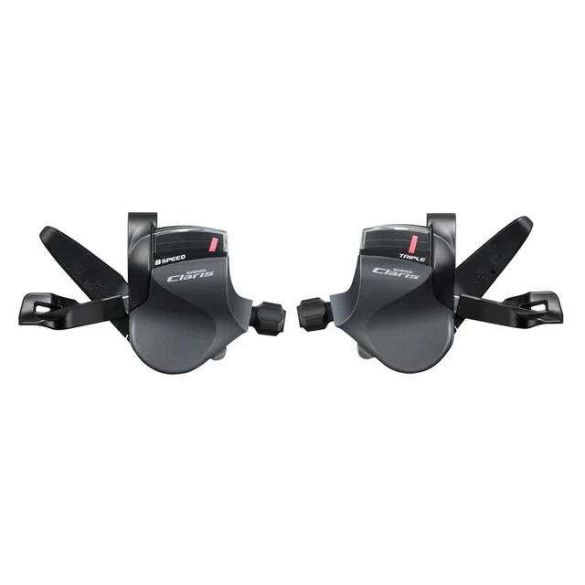 Shimano Claris SL-R2030 Växelreglageset Grå, 3x8-växlad, för platt styre 