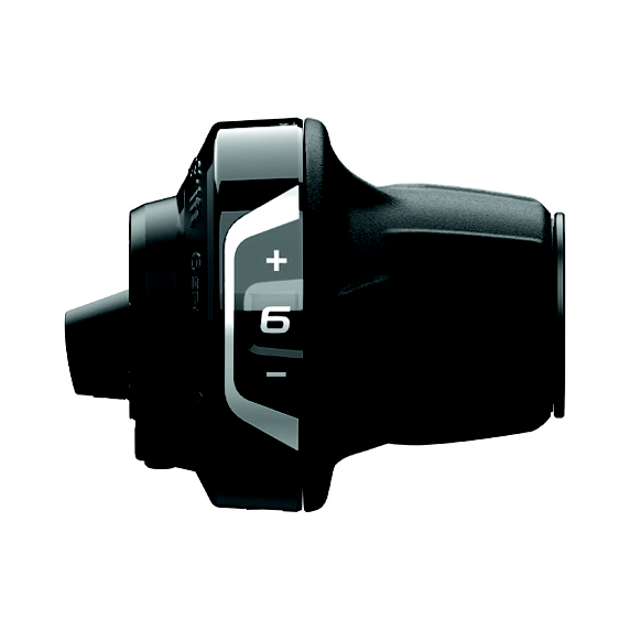 Shimano SL-RV400 6s Revoshift Girhendel 6-delt, Med girdisplay 