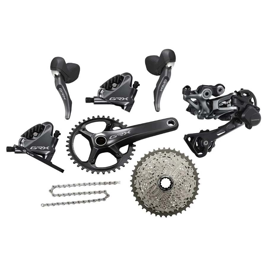 k*k様 SHIMANO GRX810 1x11 クランクセット・STIレバーセ Amazon | SHIMANO(シマノ) GRX クランクセット FC-RX810-1 40T 11段