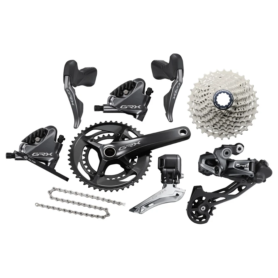 SHIMANO GRX RD-RX815　2x11 Di2用 Shimano GRX RX815 Di2 2x11s Gruppe Elektronisk - Bikeshop.no