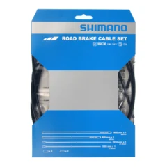 Shimano SIL-TEC Bremsewiresett Sort, Komplett med wire/strømper