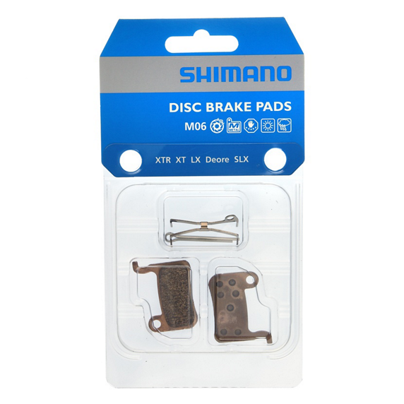 Shimano M06-MX metall Bremseklosser 1 par, M975, M775, M965, M765, M800,M535 