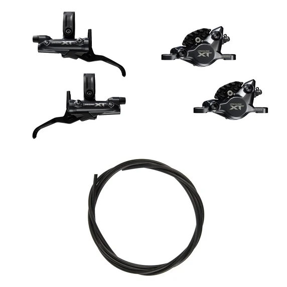 Shimano Deore XT Bremsesett Upgrade Kit BR-M8200 + BL-M8200, Bak & Foran 