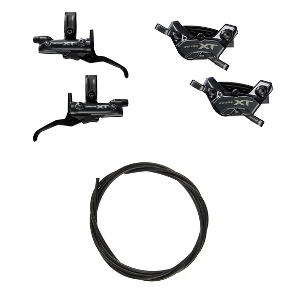 Shimano Deore XT Bremsesett Upgrade Kit BR-M8220 + BL-M8200, Bak & Foran 