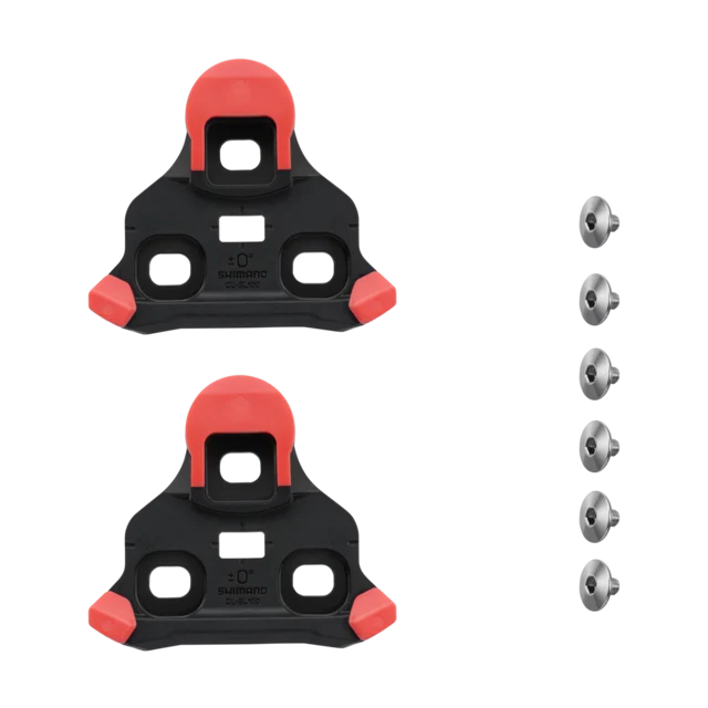 Shimano SPD-SLR CL-SL100 Klosser 1 par, Rød, 0° float 