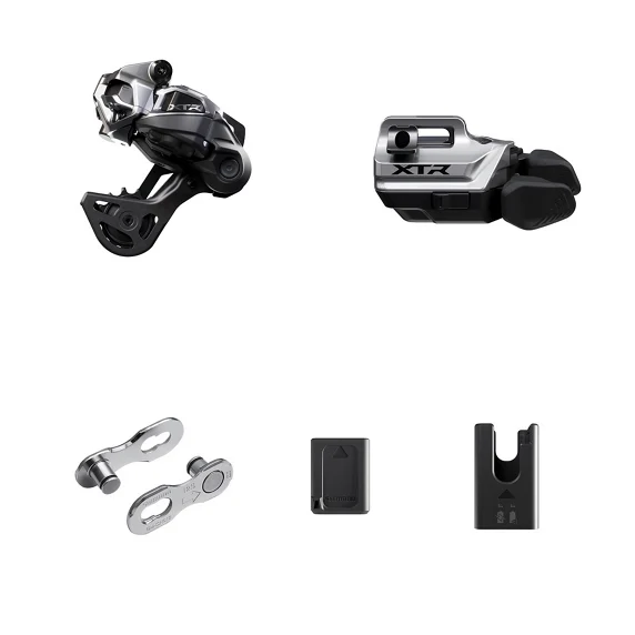 Shimano DI2 Upgrade Kit XTR M9250 Bakgir, girspak, batteri og lader 