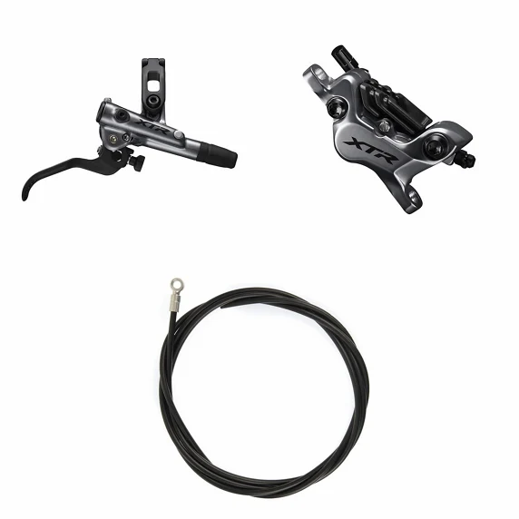 Shimano XTR M9120 Bak Skivbromssett Kalipper, Reglage og Slang, Metall 