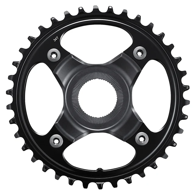Shimano Steps SM-CRE80 Krankdrev Sort, 34T, Boost, 11s, 53 mm kjedelinje 