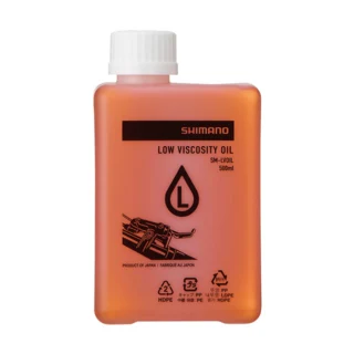 Shimano Low Viscosity Bremseveske 500 ml, Flaske