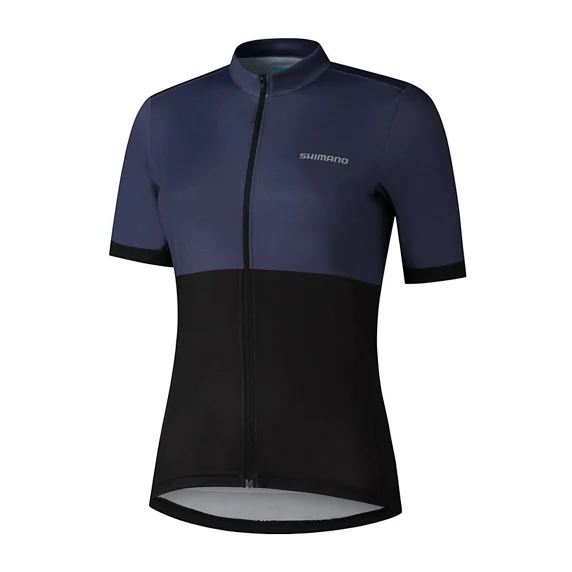 Shimano Elemento SS Dam Cykeltröja Navy, Str. S 