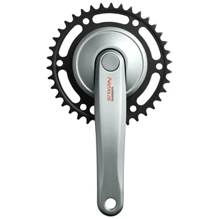 Shimano Nexus C6000 1x Kranksett S&#248;lv, 170mm