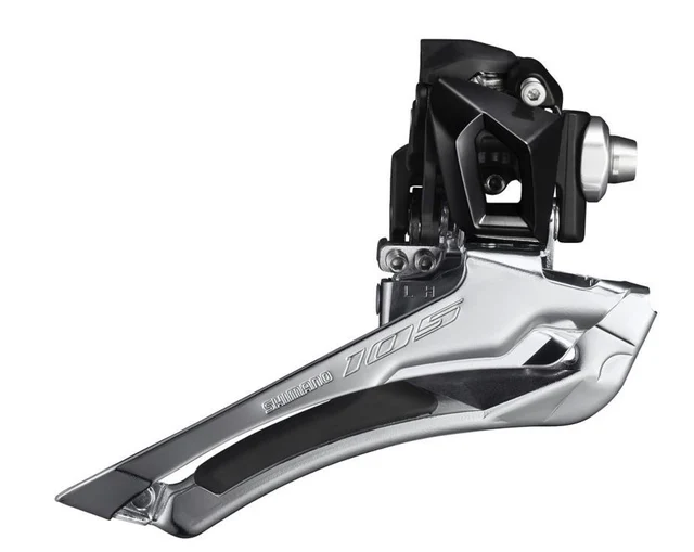 Shimano 105 FD-R7000 Framgir Sort, Braze-on, Down-Swing, 2x11 