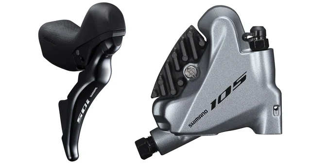 Shimano 105 ST-R7025 + BR-R7070 Sett Sort 