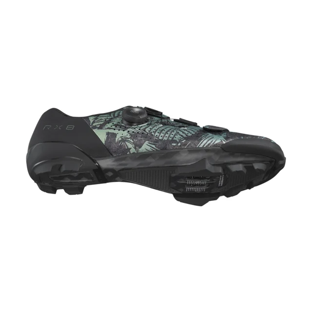 Shimano RX801 Gravel Sykkelsko Tropical Leaves, Str. 45 