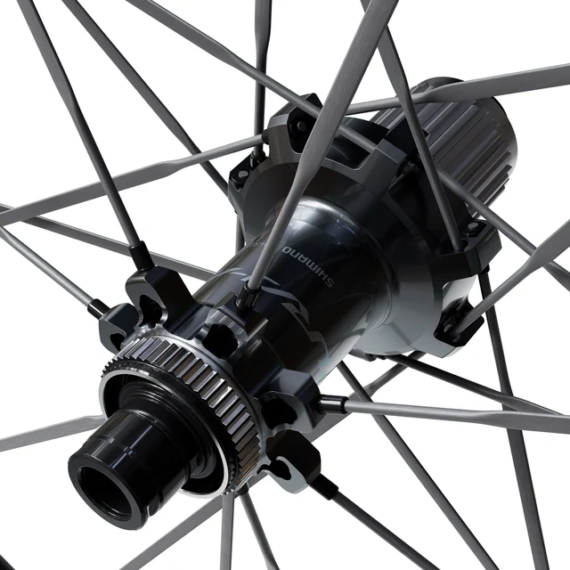 Shimano Dura-Ace R9370 C36 Bakhjul Karbon, Tubeless, Disc, 12 mm E-THRU 