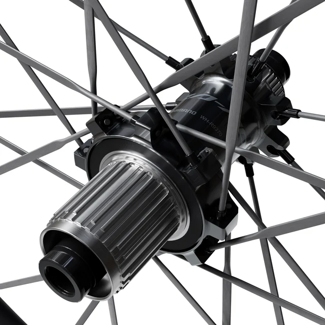 Shimano Dura-Ace R9370 C60 Bakhjul Karbon, Tubeless, Disc, 12 mm E-THRU 