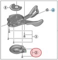 Shimano SL-M7000 Deksel 1 stk, Høyre