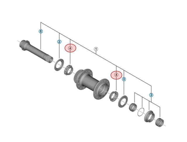 Shimano HB-RS770 Ball Retainer 5/32in 