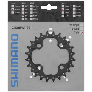 Shimano SLX 660/670-10 24T Drev 10-Delt, 64 BCD, 24T