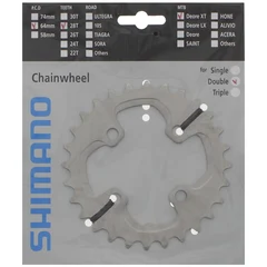 Shimano XT M785 28T Drev S&#248;lv, 64 BCD, 2 x 10-Delt