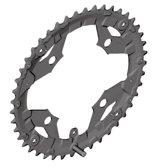 Shimano Alivio T4010 Drev Alu, 44T, 4 x 104 mm BCD, 3x9s 