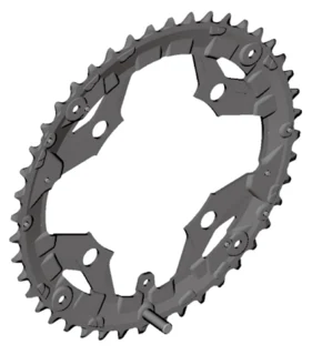 Shimano Alivio T4010 Drev Alu, 48T, 4 x 104 mm BCD, 3x9s
