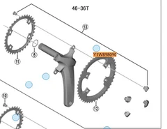 Shimano Ultegra R8000 Drevbultar Drevbultar, 4 stk