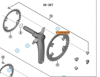 Shimano Ultegra R8000 Drevbultar Drevbultar, 4 stk