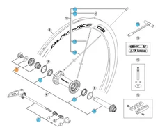 Shimano Dura Ace 9000 Konus Venstre side.