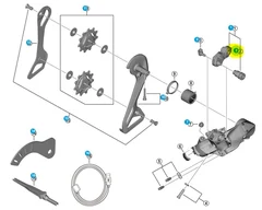 Shimano Bracket Axle Direkte Montering For Dura-Ace RD-R9250