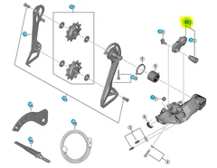 Shimano Bracket Axle Unit Normal Type For Ultegra RD-R8150