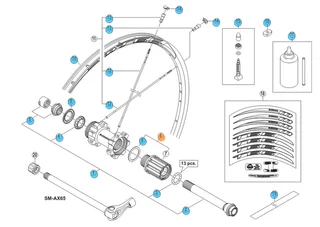 Shimano WH-MT66 Boss 10-Delt, WHMT66,WHMT68