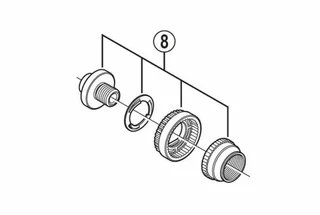 Shimano Ultegra 6800 konus bak h&#248;yre Med l&#229;semutter