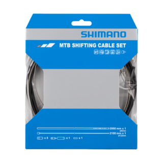 Shimano MTB Rustfritt stål Girwiresett Sort, Terreng, Bakgir