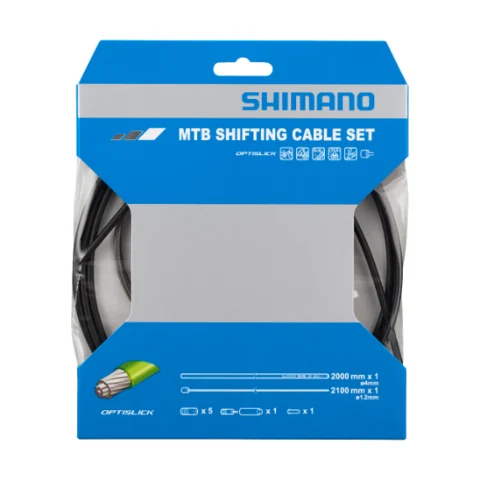 Shimano MTB Optislick Girwiresett Sort, Terreng, Bakgir