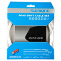 Shimano Dura Ace 9000 Girwiresett Hvit, Polymer-belagte wire