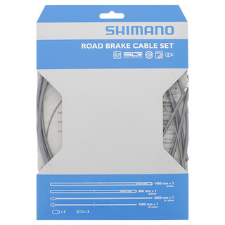 Shimano Dura Ace 7900 Bremsewiresett Grå, Komplett med wire/strømper