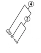 Shimano Skrue med Oliven og Endestift Til hydraulisk bremseslange SM-BH90