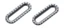 Shimano SPD Spacere S&#248;lv, 2 stk, 1 mm