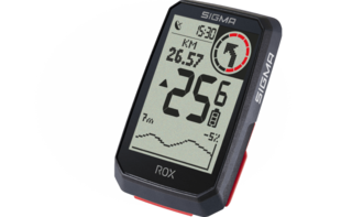 Sigma ROX 4.0 Sort Sykkelcomputer GPS, høydemåler og navigasjon