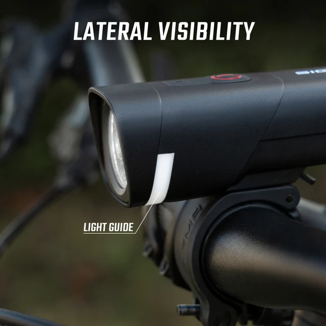 Sigma Aura 50 Frontlys Sort, 160 lumens, USB-C opplading, 126g 