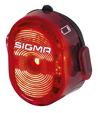 Sigma Nugget II Flash Baklys Rød, Oppladbar, USB, 24 gram 