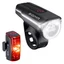 Sigma Aura 60 + Infinity Lyssett Sort, 60 LUX, USB-Oppladbart, 105g
