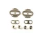Silca Crank Brothers MTN Cleats 1 par, S&#248;lv, 6&#176; float, 15&#176; release